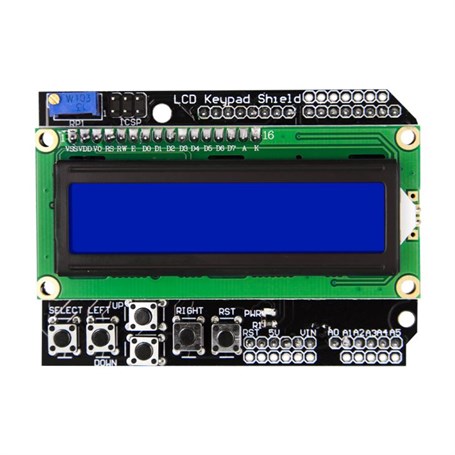 Arduino LCD Keypad Shield Mavi Arkaışık