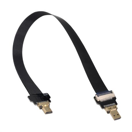 KompentFPV Mikro HDMI – Mikro HDMI Esnek Kablo 20 cm