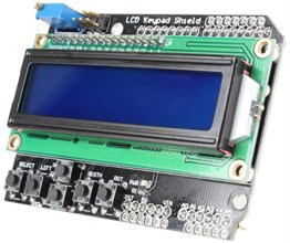 Arduino LCD Keypad Shield Mavi Arkaışık