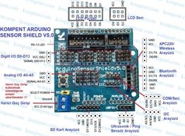 ARDUINO Sensor Shield 5.0 Yeni Versiyon