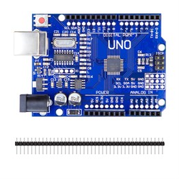 ARDUINO UNO R3 SMD Mikrodenetleyici Kart (CH340 Çip - Yükseltilmiş Versiyon - USB Kablo Hediye)