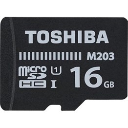 KompentToshiba 16GB 100Mb/s Adaptörlü Mikro SD Kart 